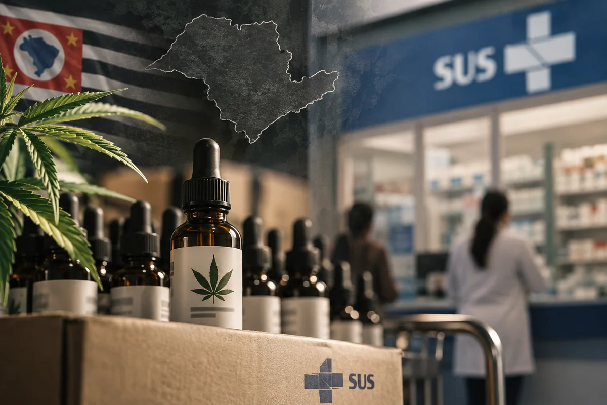 40 mil frascos de CBD para quem?