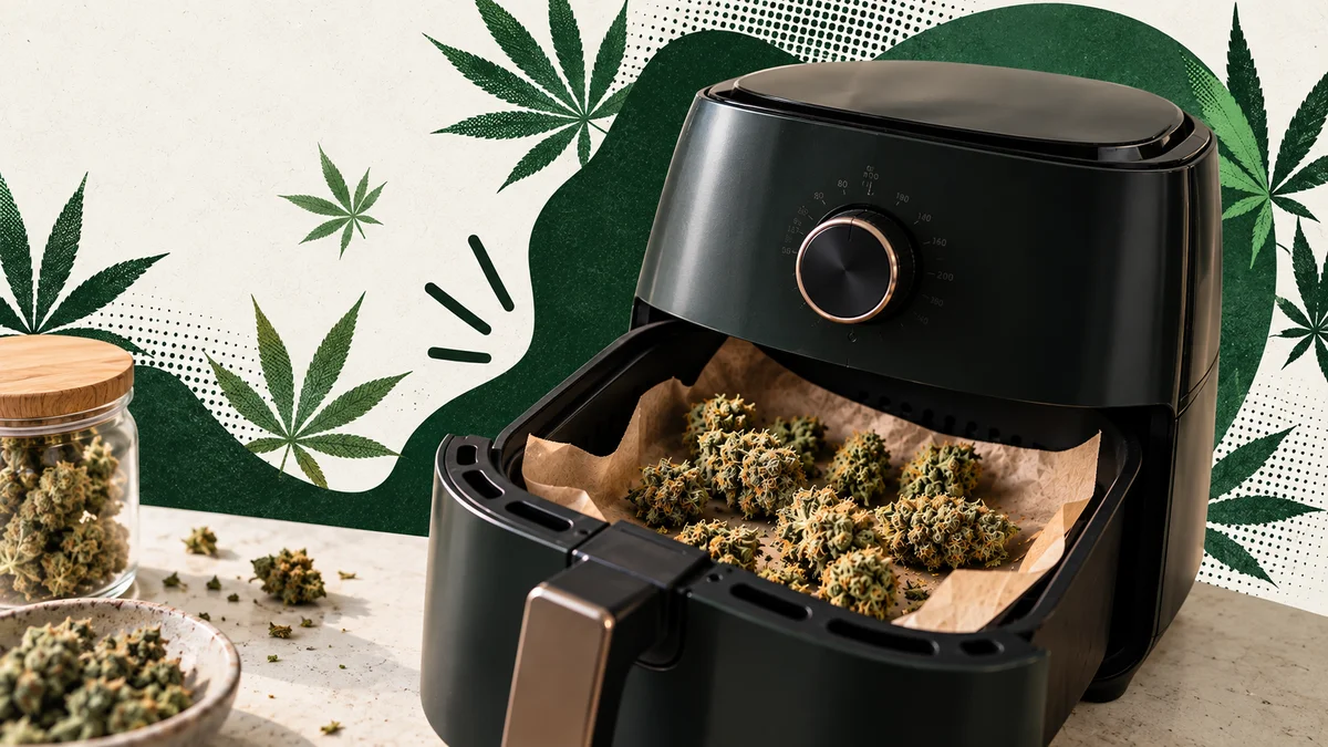 A air fryer que faz batata também descarboxila cannabis